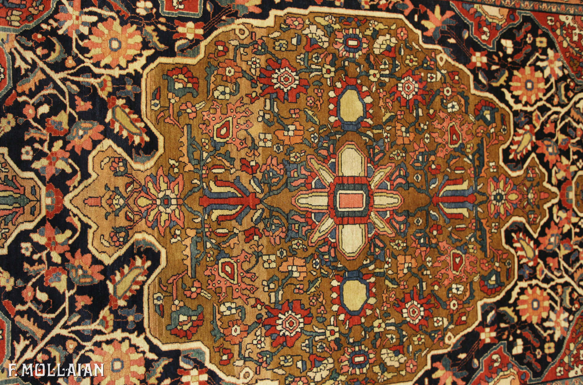 Antique Persian Mishan Rug n°:29206521